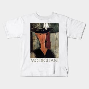 Madame Pompadour by Amedeo Modigliani Kids T-Shirt